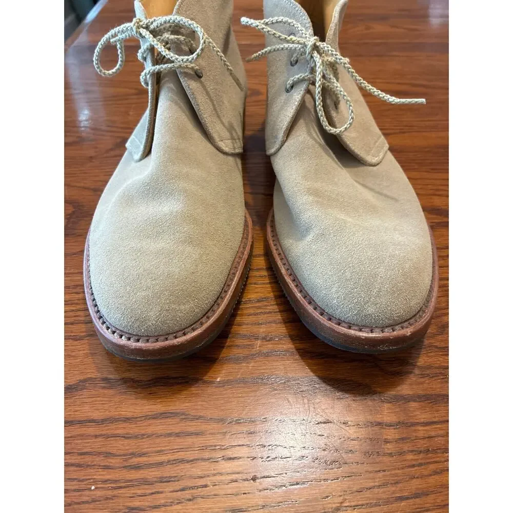 Gravati Suede Leather Lace Up Chukka Boots Tan Men's Size 10